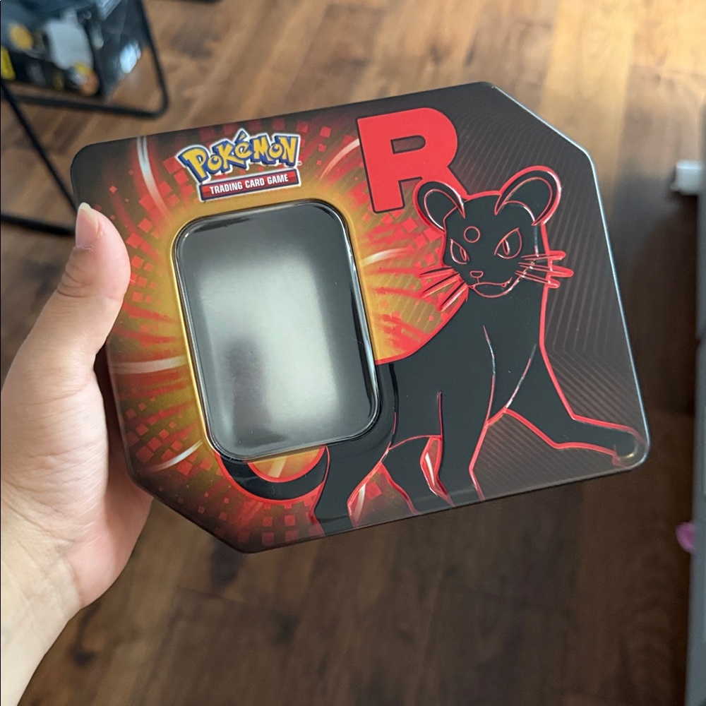 Pokemon Team Rocket Tin Destin Rivals Empty Collectible Tin